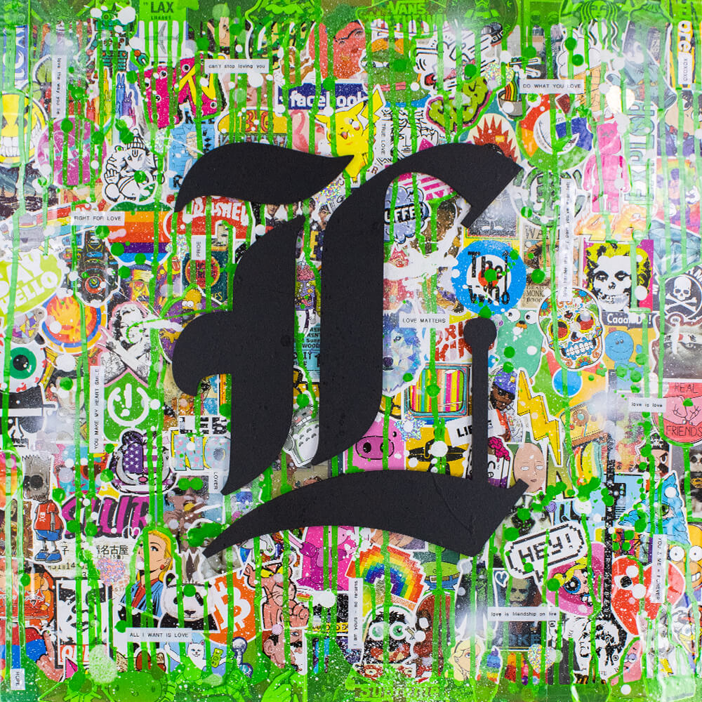 L.O.V.E. - Stickerbomb Splash 01 - ArtOfMag - MagMagMag