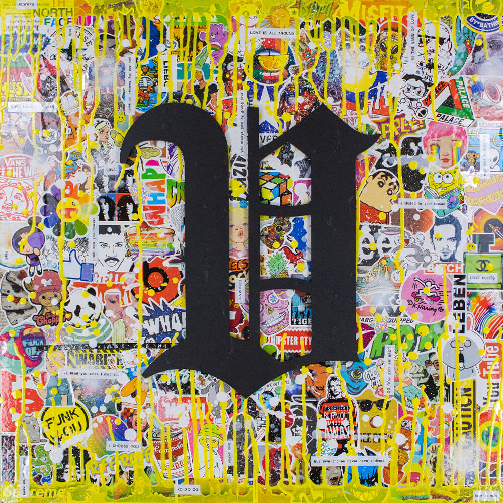 L.O.V.E. - Stickerbomb Splash 03 - ArtOfMag - MagMagMag