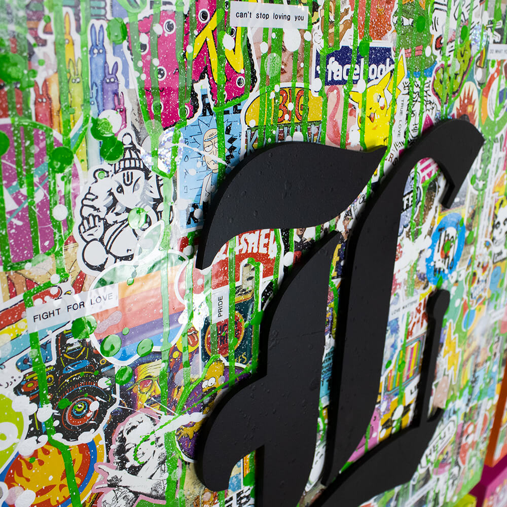 L.O.V.E. - Stickerbomb Splash 05 - ArtOfMag - MagMagMag