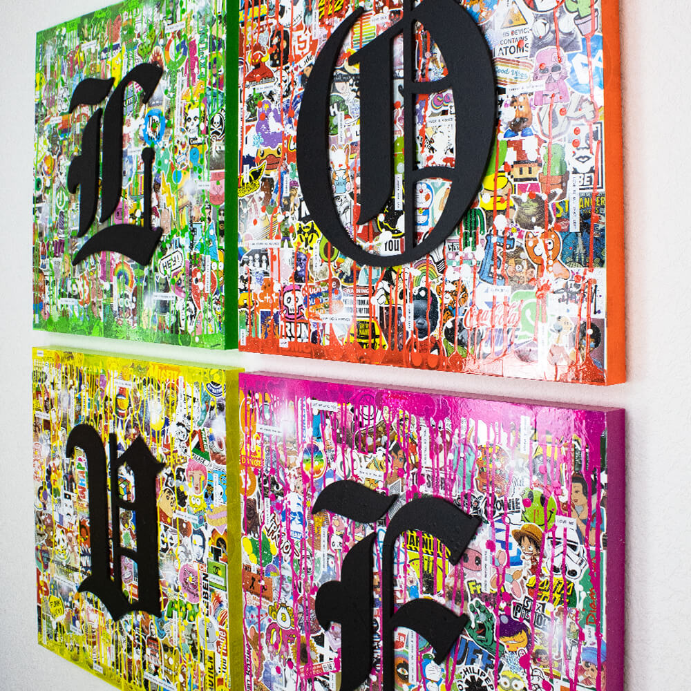 L.O.V.E. - Stickerbomb Splash 09 - ArtOfMag - MagMagMag